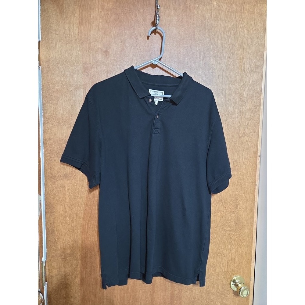 Jos. A. Bank Tailored Fit Polo Shirt - Black, XL